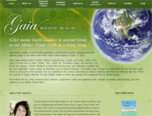 Tablet Screenshot of gaiaholistic.com